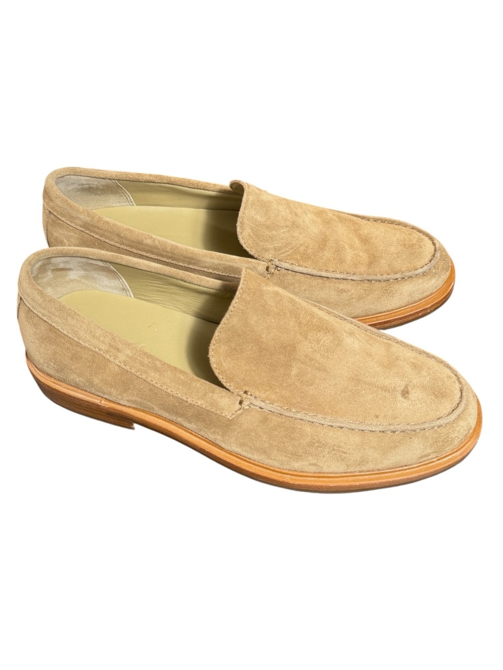 Vince Grant Suede Loafers, New Camel, Men’s 7.5